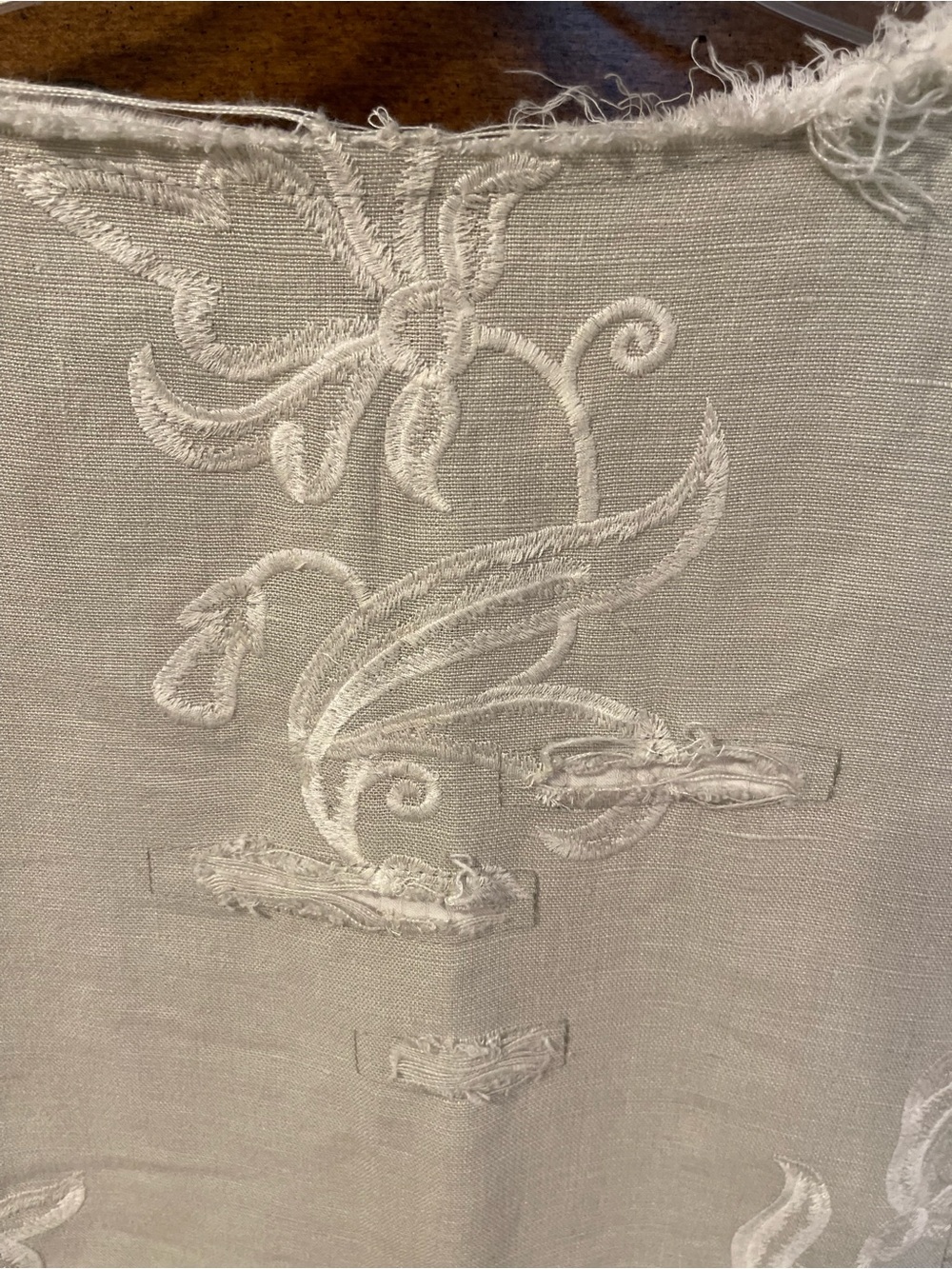 Light Gray Embroidered Button-Front Tunic Vest - Picture 4 of 6